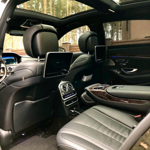 Mercedes-Benz 222 Pirel car rent Ukraine